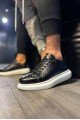 KN044 Erkek Günlük Bağcıklı Desenli Cilt Spor Sneaker Ayakkabı CBT - Siyah Erkek Ayakkabı KN044 Erkek Günlük Bağcıklı Desenli Cilt Spor Sneaker Ayakkabı CBT - Siyah – Knack Erkek Ayakkabı