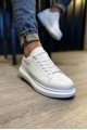 KN044 Erkek Günlük Bağcıklı Kapitone Desenli Cilt Spor Sneaker Ayakkabı CBT - Beyaz Erkek Ayakkabı KN044 Erkek Günlük Bağcıklı Kapitone Desenli Cilt Spor Sneaker Ayakkabı CBT - Beyaz – Knack Erkek Ayakkabı