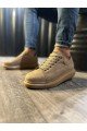 KN044 Erkek Günlük Bağcıklı Süet Spor Sneaker Ayakkabı SCT - Camel