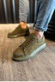 KN044 Erkek Günlük Bağcıklı Süet Spor Sneaker Ayakkabı SHT - Haki – Knack Erkek Ayakkabı