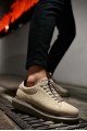 KN044 Erkek Günlük Bağcıklı Süet Spor Sneaker Ayakkabı SVT - Vizon – Knack Erkek Ayakkabı