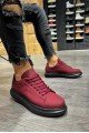 KN045 Erkek Günlük Bağcıklı Cilt Spor Sneaker Ayakkabı CST - Bordo Erkek Ayakkabı KN045 Erkek Günlük Bağcıklı Cilt Spor Sneaker Ayakkabı CST - Bordo – Knack Erkek Ayakkabı
