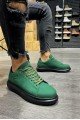 KN045 Erkek Günlük Bağcıklı Cilt Spor Sneaker Ayakkabı CST - Yeşil Erkek Ayakkabı KN045 Erkek Günlük Bağcıklı Cilt Spor Sneaker Ayakkabı CST - Yeşil – Knack Erkek Ayakkabı