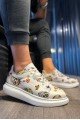 KN046 Erkek Günlük Bağcıklı Kurukafa Baskılı Cilt Spor Sneaker Ayakkabı CBT - Beyaz Erkek Ayakkabı KN046 Erkek Günlük Bağcıklı Kurukafa Baskılı Cilt Spor Sneaker Ayakkabı CBT - Beyaz – Knack Erkek Ayakkabı