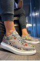 KN046 Erkek Günlük Bağcıklı Kurukafa Baskılı Cilt Spor Sneaker Ayakkabı CBT - Gri Erkek Ayakkabı KN046 Erkek Günlük Bağcıklı Kurukafa Baskılı Cilt Spor Sneaker Ayakkabı CBT - Gri – Knack Erkek Ayakkabı