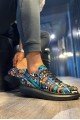 KN046 Erkek Günlük Bağcıklı Renkli Baskılı Cilt Spor Sneaker Ayakkabı CST - Siyah Erkek Ayakkabı KN046 Erkek Günlük Bağcıklı Renkli Baskılı Cilt Spor Sneaker Ayakkabı CST - Siyah – Knack Erkek Ayakkabı