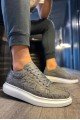 KN047 Erkek Günlük Bağcıklı Harf Desenli Cilt Spor Sneaker Ayakkabı CBT - Gri Erkek Ayakkabı KN047 Erkek Günlük Bağcıklı Harf Desenli Cilt Spor Sneaker Ayakkabı CBT - Gri – Knack Erkek Ayakkabı