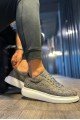 KN047 Erkek Günlük Bağcıklı Harf Desenli Cilt Spor Sneaker Ayakkabı CBT - Gri Erkek Ayakkabı KN047 Erkek Günlük Bağcıklı Harf Desenli Cilt Spor Sneaker Ayakkabı CBT - Gri – Knack Erkek Ayakkabı
