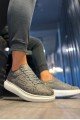 KN047 Erkek Günlük Bağcıklı Harf Desenli Cilt Spor Sneaker Ayakkabı CBT - Gri Erkek Ayakkabı KN047 Erkek Günlük Bağcıklı Harf Desenli Cilt Spor Sneaker Ayakkabı CBT - Gri – Knack Erkek Ayakkabı