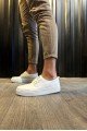 KN077 Erkek Günlük Bağcıklı Cilt Spor Sneaker Ayakkabı CBT - Beyaz Erkek Ayakkabı KN077 Erkek Günlük Bağcıklı Cilt Spor Sneaker Ayakkabı CBT - Beyaz – Knack Erkek Ayakkabı