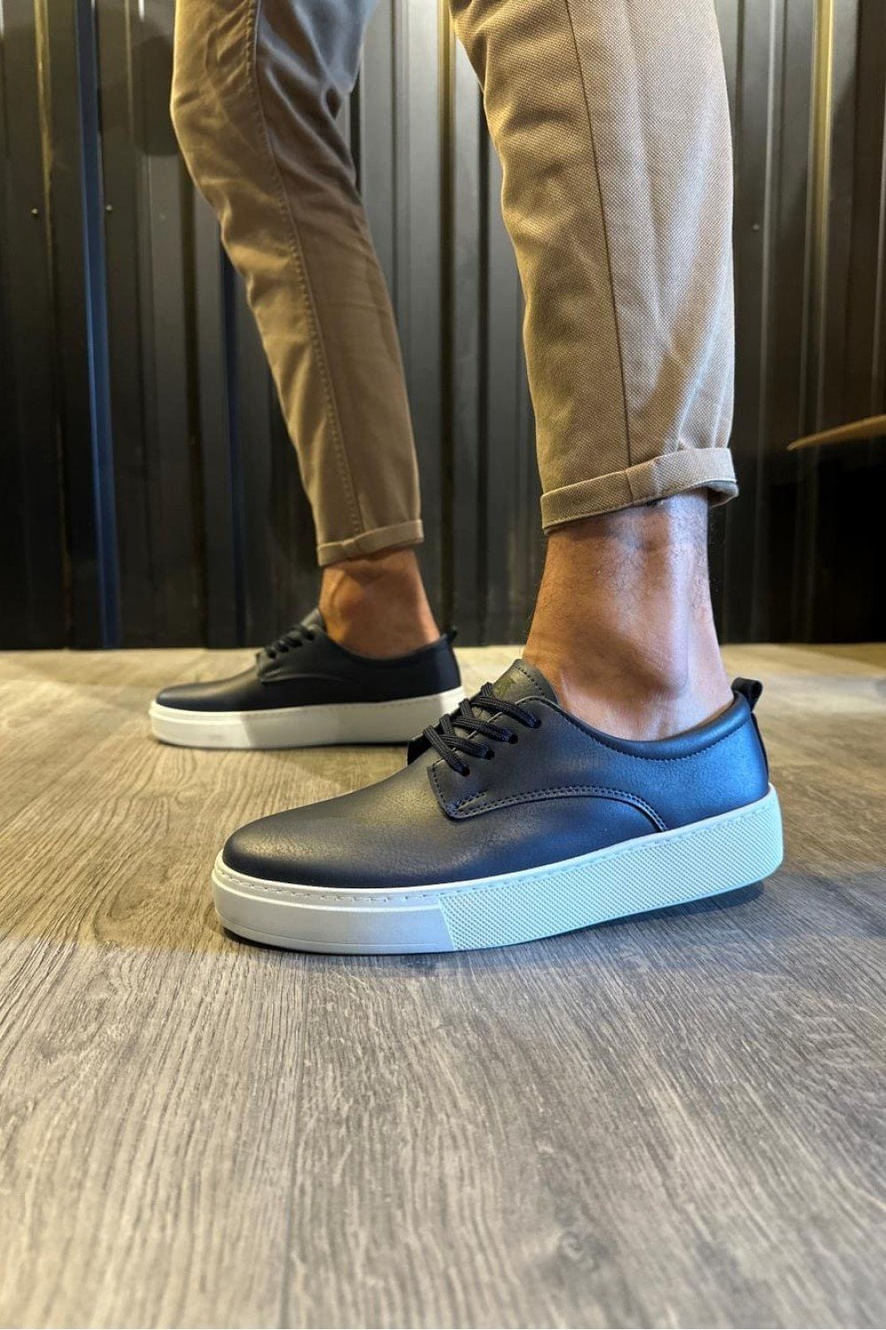 KN077 Erkek Günlük Bağcıklı Cilt Spor Sneaker Ayakkabı CBT - Lacivert Erkek Ayakkabı KN077 Erkek Günlük Bağcıklı Cilt Spor Sneaker Ayakkabı CBT - Lacivert – Knack Erkek Ayakkabı