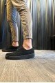 KN077 Erkek Günlük Bağcıklı Süet Spor Sneaker Ayakkabı SST - Siyah Erkek Ayakkabı KN077 Erkek Günlük Bağcıklı Süet Spor Sneaker Ayakkabı SST - Siyah – Knack Erkek Ayakkabı