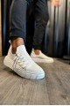 KN1025 Erkek Günlük Bağcıklı Triko Spor Sneaker Ayakkabı TBT - Beyaz – Knack Erkek Ayakkabı