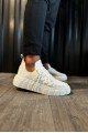 KN1025 Erkek Günlük Bağcıklı Triko Spor Sneaker Ayakkabı TBT - Beyaz – Knack Erkek Ayakkabı