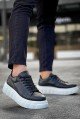 KN144 Erkek Günlük Bağcıklı Cilt Spor Sneaker Ayakkabı CBT - Siyah Erkek Ayakkabı KN144 Erkek Günlük Bağcıklı Cilt Spor Sneaker Ayakkabı CBT - Siyah – Knack Erkek Ayakkabı