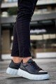 KN144 Erkek Günlük Bağcıklı Cilt Spor Sneaker Ayakkabı CBT - Siyah Erkek Ayakkabı KN144 Erkek Günlük Bağcıklı Cilt Spor Sneaker Ayakkabı CBT - Siyah – Knack Erkek Ayakkabı