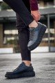 KN144 Erkek Günlük Bağcıklı Cilt Spor Sneaker Ayakkabı CST - Siyah Erkek Ayakkabı KN144 Erkek Günlük Bağcıklı Cilt Spor Sneaker Ayakkabı CST - Siyah – Knack Erkek Ayakkabı