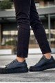 KN144 Erkek Günlük Bağcıklı Cilt Spor Sneaker Ayakkabı CST - Siyah Erkek Ayakkabı KN144 Erkek Günlük Bağcıklı Cilt Spor Sneaker Ayakkabı CST - Siyah – Knack Erkek Ayakkabı