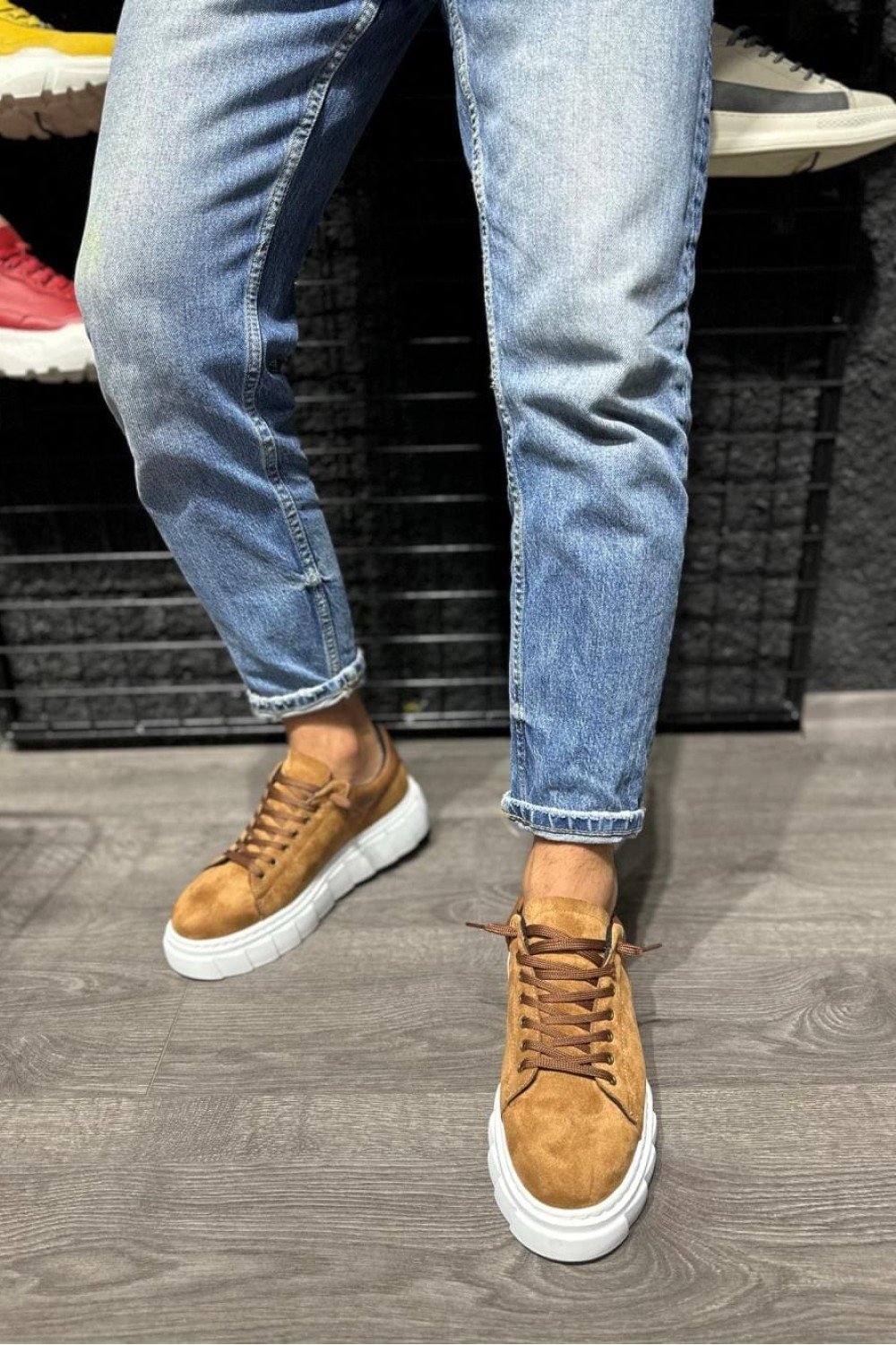 KN144 Erkek Günlük Bağcıklı Süet Spor Sneaker Ayakkabı SBT - Taba Erkek Ayakkabı KN144 Erkek Günlük Bağcıklı Süet Spor Sneaker Ayakkabı SBT - Taba – Knack Erkek Ayakkabı