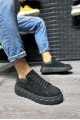 KN144 Erkek Günlük Bağcıklı Süet Spor Sneaker Ayakkabı SST - Siyah Erkek Ayakkabı KN144 Erkek Günlük Bağcıklı Süet Spor Sneaker Ayakkabı SST - Siyah – Knack Erkek Ayakkabı