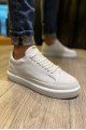 KN421 Erkek Günlük Bağcıklı Cilt Spor Sneaker Ayakkabı CBT - Beyaz Erkek Ayakkabı KN421 Erkek Günlük Bağcıklı Cilt Spor Sneaker Ayakkabı CBT - Beyaz – Knack Erkek Ayakkabı