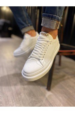 KN421 Erkek Günlük Bağcıklı Cilt Spor Sneaker Ayakkabı CBT - Beyaz KN421 Erkek Günlük Bağcıklı Cilt Spor Sneaker Ayakkabı CBT - Beyaz