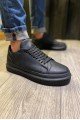 KN421 Erkek Günlük Bağcıklı Cilt Spor Sneaker Ayakkabı CST - Siyah Erkek Ayakkabı KN421 Erkek Günlük Bağcıklı Cilt Spor Sneaker Ayakkabı CST - Siyah – Knack Erkek Ayakkabı