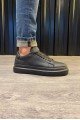 KN421 Erkek Günlük Bağcıklı Cilt Spor Sneaker Ayakkabı CST - Siyah Erkek Ayakkabı KN421 Erkek Günlük Bağcıklı Cilt Spor Sneaker Ayakkabı CST - Siyah – Knack Erkek Ayakkabı