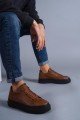 KN421 Erkek Günlük Bağcıklı Cilt Spor Sneaker Ayakkabı CST - Taba Erkek Ayakkabı KN421 Erkek Günlük Bağcıklı Cilt Spor Sneaker Ayakkabı CST - Taba – Knack Erkek Ayakkabı