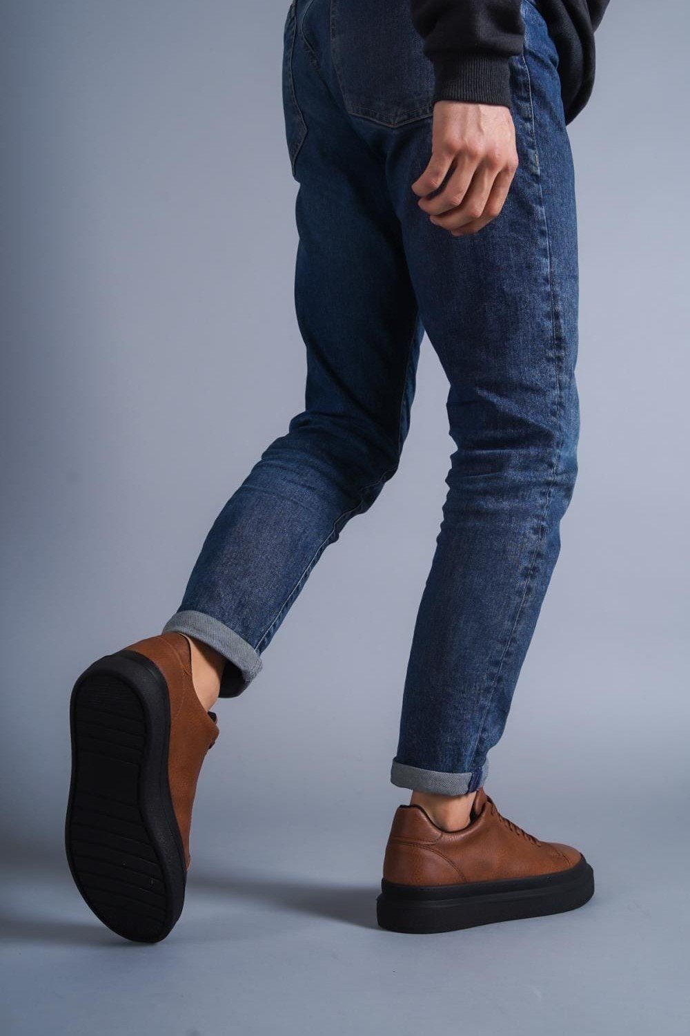 KN421 Erkek Günlük Bağcıklı Cilt Spor Sneaker Ayakkabı CST - Taba Erkek Ayakkabı KN421 Erkek Günlük Bağcıklı Cilt Spor Sneaker Ayakkabı CST - Taba – Knack Erkek Ayakkabı