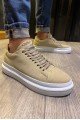 KN421 Erkek Günlük Bağcıklı Süet Spor Sneaker Ayakkabı SBT - Vizon Erkek Ayakkabı KN421 Erkek Günlük Bağcıklı Süet Spor Sneaker Ayakkabı SBT - Vizon – Knack Erkek Ayakkabı