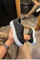 KN521 Erkek Günlük Lastikli Cilt Spor Sneaker Ayakkabı CBT - Siyah Erkek Ayakkabı KN521 Erkek Günlük Lastikli Cilt Spor Sneaker Ayakkabı CBT - Siyah – Knack Erkek Ayakkabı
