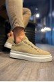 KN521 Erkek Günlük Lastikli Süet Spor Sneaker Ayakkabı SBT - Vizon – Knack Erkek Ayakkabı