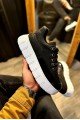 KN600 Erkek Günlük Bağcıklı Süet Cilt Spor Sneaker Ayakkabı SCBT - Siyah Erkek Ayakkabı KN600 Erkek Günlük Bağcıklı Süet Cilt Spor Sneaker Ayakkabı SCBT - Siyah – Knack Erkek Ayakkabı