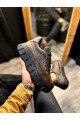 KN600 Erkek Günlük Bağcıklı Süet Cilt Spor Sneaker Ayakkabı SCST - Kahverengi