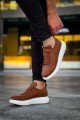 KN814 Erkek Günlük Bağcıklı Cilt Spor Sneaker Ayakkabı CBT - Taba – Knack Erkek Ayakkabı