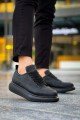 KN814 Erkek Günlük Bağcıklı Cilt Spor Sneaker Ayakkabı CST - Siyah Erkek Ayakkabı KN814 Erkek Günlük Bağcıklı Cilt Spor Sneaker Ayakkabı CST - Siyah – Knack Erkek Ayakkabı