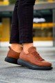 KN814 Erkek Günlük Bağcıklı Cilt Spor Sneaker Ayakkabı CST - Taba – Knack Erkek Ayakkabı