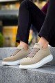 KN814 Erkek Günlük Bağcıklı Süet Spor Sneaker Ayakkabı SBT - Vizon – Knack Erkek Ayakkabı