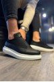 KN911 Erkek Günlük Bağcıksız Cilt Süet Spor Sneaker Ayakkabı CSBT - Siyah Erkek Ayakkabı KN911 Erkek Günlük Bağcıksız Cilt Süet Spor Sneaker Ayakkabı CSBT - Siyah – Knack Erkek Ayakkabı