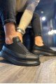 KN911 Erkek Günlük Bağcıksız Cilt Süet Spor Sneaker Ayakkabı CSST - Siyah Erkek Ayakkabı KN911 Erkek Günlük Bağcıksız Cilt Süet Spor Sneaker Ayakkabı CSST - Siyah – Knack Erkek Ayakkabı