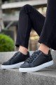KB-BX1 Erkek Günlük Bağcıklı Cilt Spor Sneaker Ayakkabı CBT - Siyah Erkek Ayakkabı KB-BX1 Erkek Günlük Bağcıklı Cilt Spor Sneaker Ayakkabı CBT - Siyah – Kuback Erkek Ayakkabı