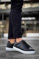 KB-BX1 Erkek Günlük Bağcıklı Cilt Spor Sneaker Ayakkabı CBT - Siyah Erkek Ayakkabı KB-BX1 Erkek Günlük Bağcıklı Cilt Spor Sneaker Ayakkabı CBT - Siyah – Kuback Erkek Ayakkabı