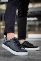 KB-BX1 Erkek Günlük Bağcıklı Cilt Spor Sneaker Ayakkabı CBT - Siyah Erkek Ayakkabı KB-BX1 Erkek Günlük Bağcıklı Cilt Spor Sneaker Ayakkabı CBT - Siyah – Kuback Erkek Ayakkabı
