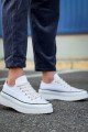 KB-CX3 Erkek Günlük Bağcıklı Keten Kısa Spor Sneaker Ayakkabı KBT - Beyaz – Kuback Erkek Ayakkabı