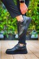 KB-X3 Erkek Günlük Bağcıklı Cilt Klasik Ayakkabı CST - Siyah – Kuback Erkek Ayakkabı