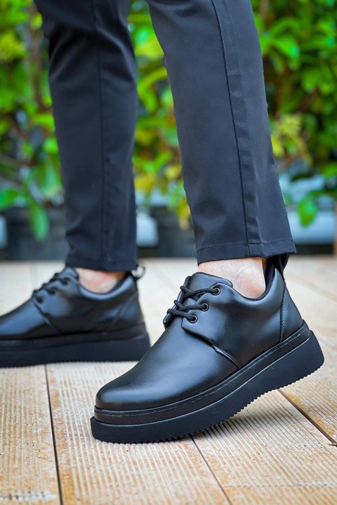 KB-X3 Erkek Günlük Bağcıklı Cilt Klasik Ayakkabı CST - Siyah KB-X3 Erkek Günlük Bağcıklı Cilt Klasik Ayakkabı CST - Siyah