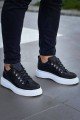 KB-X4 Erkek Günlük Bağcıklı Cilt Spor Sneaker Ayakkabı CBT - Siyah Erkek Ayakkabı KB-X4 Erkek Günlük Bağcıklı Cilt Spor Sneaker Ayakkabı CBT - Siyah – Kuback Erkek Ayakkabı