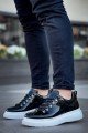 KB-X4 Erkek Günlük Bağcıklı Rugan Spor Sneaker Ayakkabı RBT - Siyah Erkek Ayakkabı KB-X4 Erkek Günlük Bağcıklı Rugan Spor Sneaker Ayakkabı RBT - Siyah – Kuback Erkek Ayakkabı
