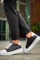 KB-X46 Erkek Günlük Bağcıklı Paraşüt Kumaş Cilt Spor Sneaker Ayakkabı PKCBT - Siyah/Beyaz Erkek Ayakkabı KB-X46 Erkek Günlük Bağcıklı Paraşüt Kumaş Cilt Spor Sneaker Ayakkabı PKCBT - Siyah/Beyaz – Kuback Erkek Ayakkabı